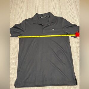 Travis Mathew Men's Black Polo Shirt size small